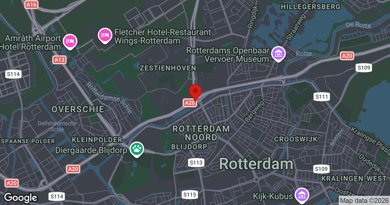 Kaart van de meldlocatie