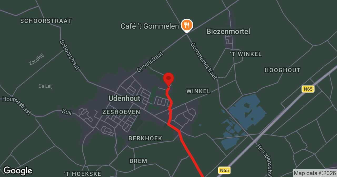Kaart van de meldlocatie