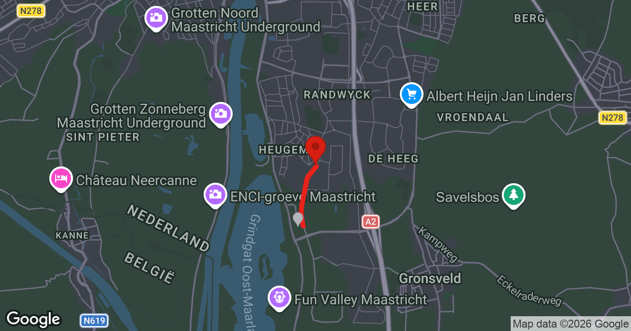 Kaart van de meldlocatie