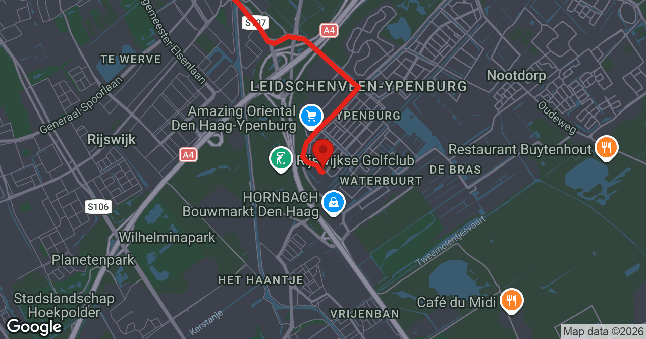 Kaart van de meldlocatie