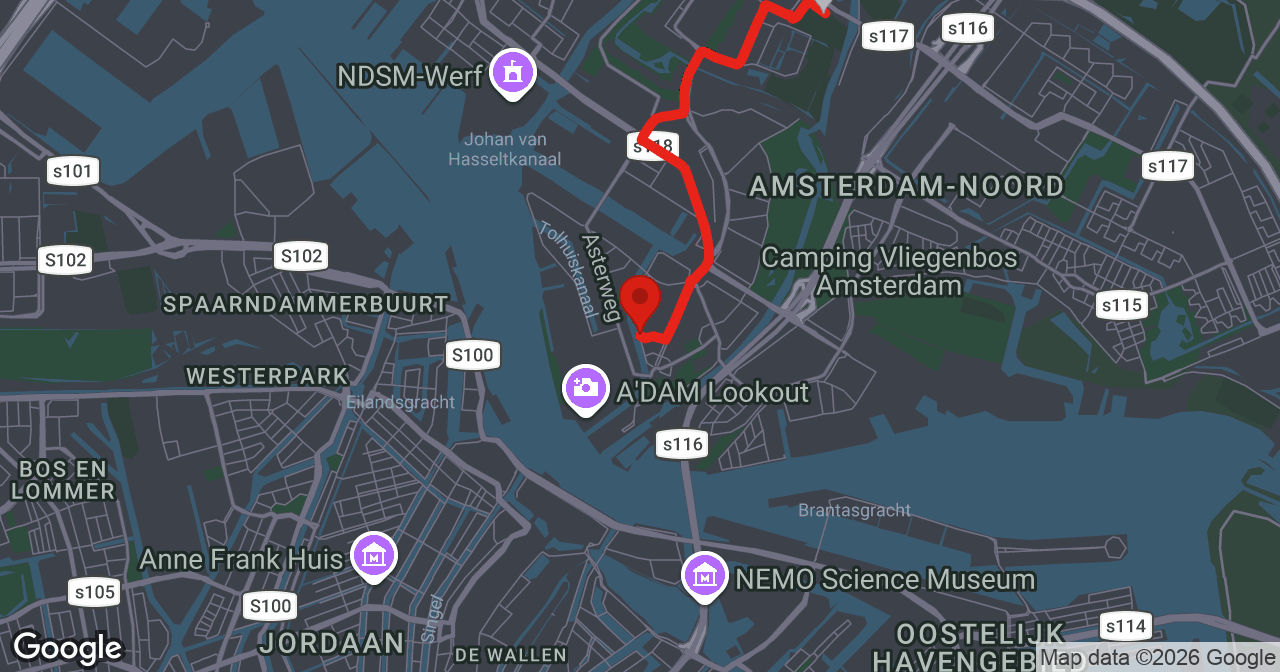 Kaart van de meldlocatie