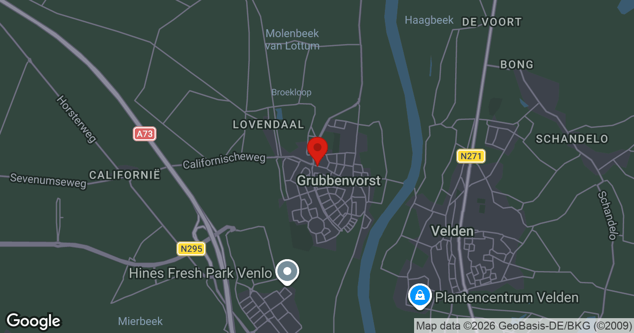 Kaart van de meldlocatie