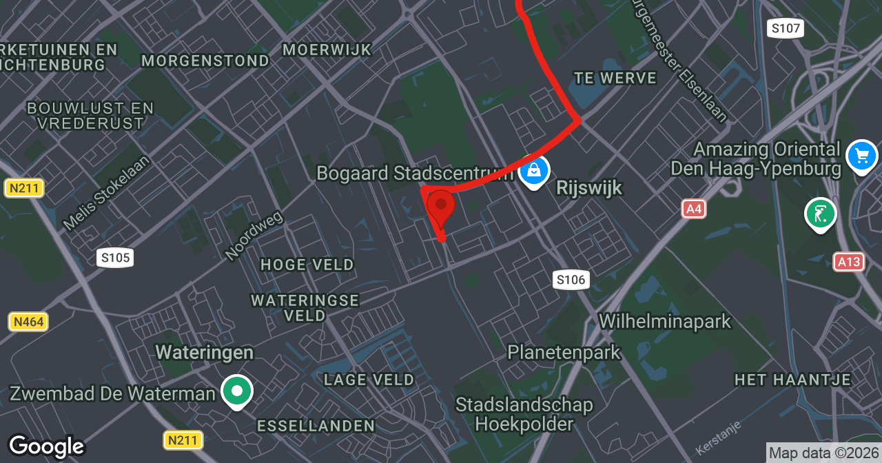 Kaart van de meldlocatie