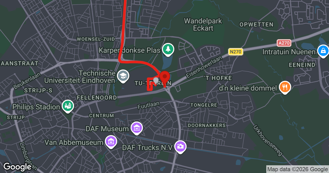 Kaart van de meldlocatie