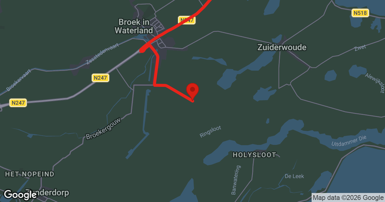 Kaart van de meldlocatie