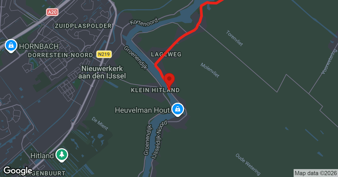 Kaart van de meldlocatie