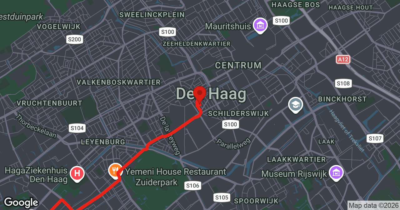 Kaart van de meldlocatie