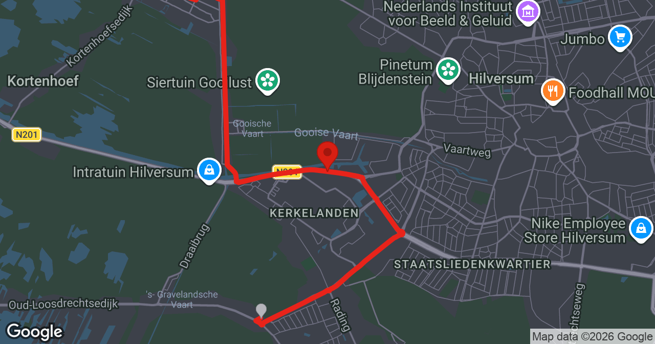 Kaart van de meldlocatie