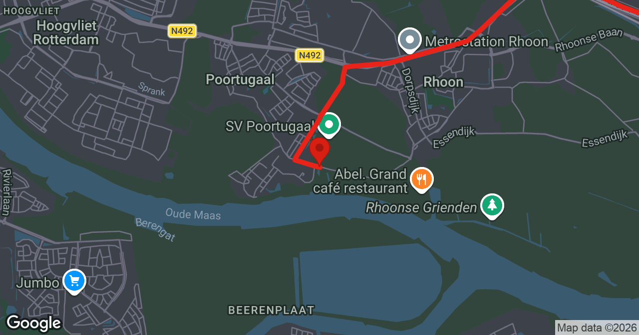 Kaart van de meldlocatie