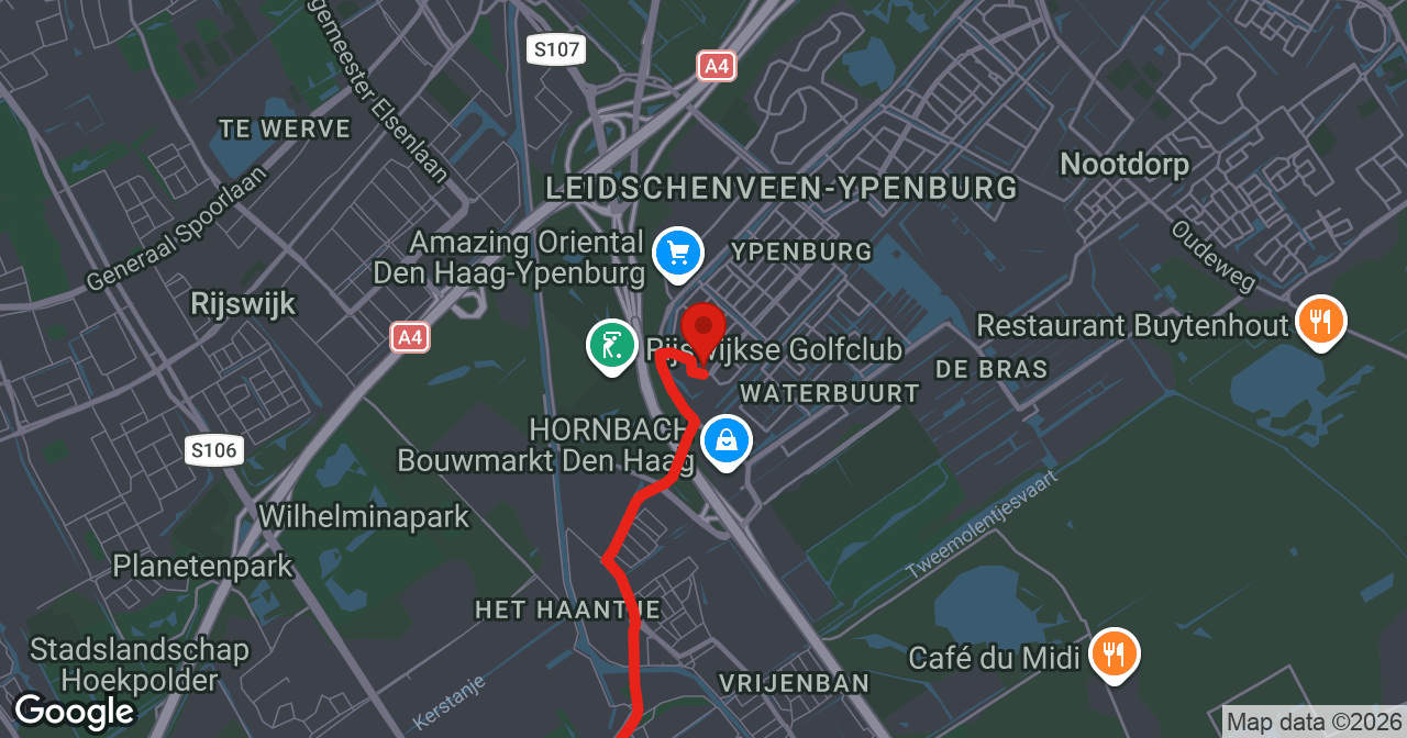 Kaart van de meldlocatie