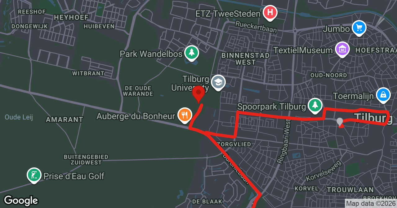 Kaart van de meldlocatie