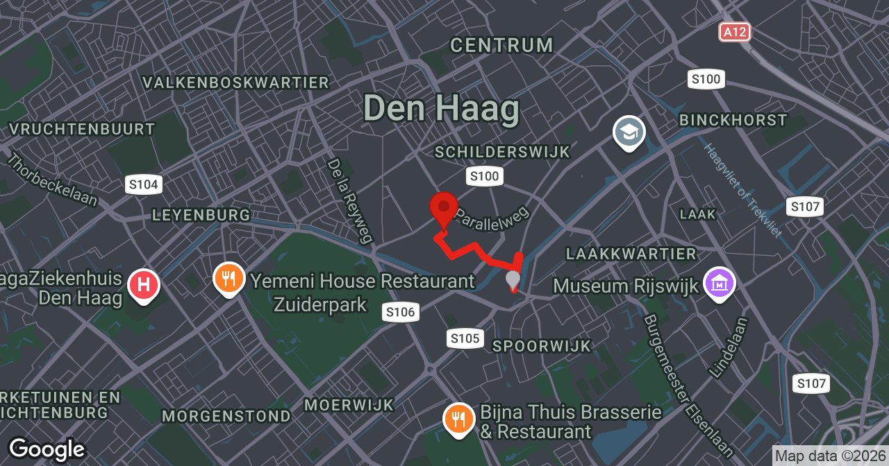 Kaart van de meldlocatie