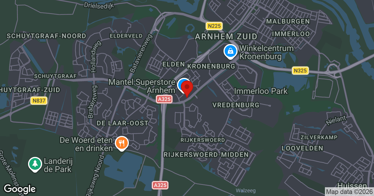 Kaart van de meldlocatie