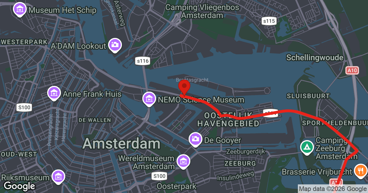 Kaart van de meldlocatie