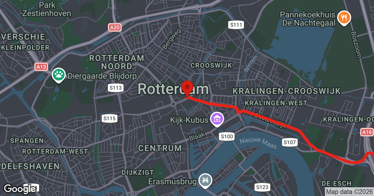 Kaart van de meldlocatie