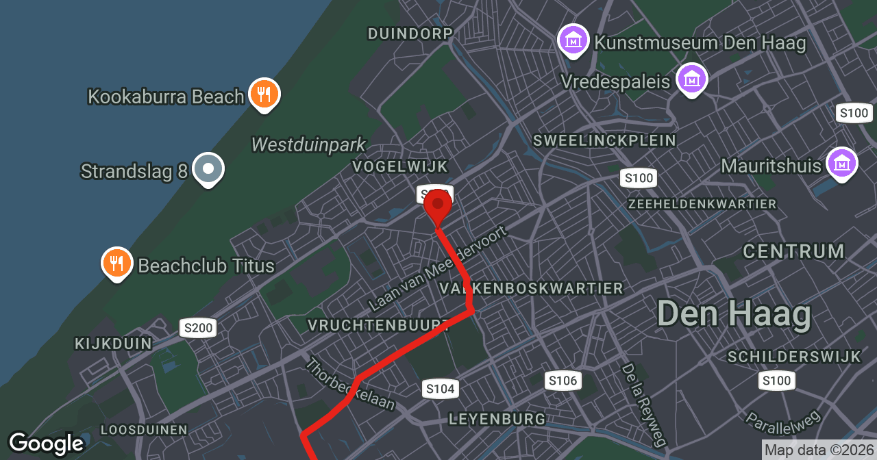 Kaart van de meldlocatie