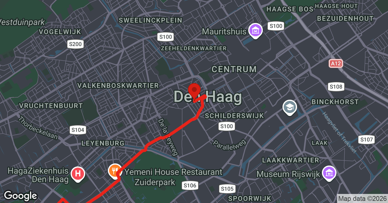 Kaart van de meldlocatie