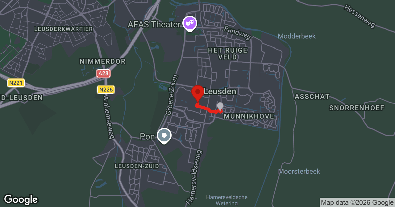 Kaart van de meldlocatie
