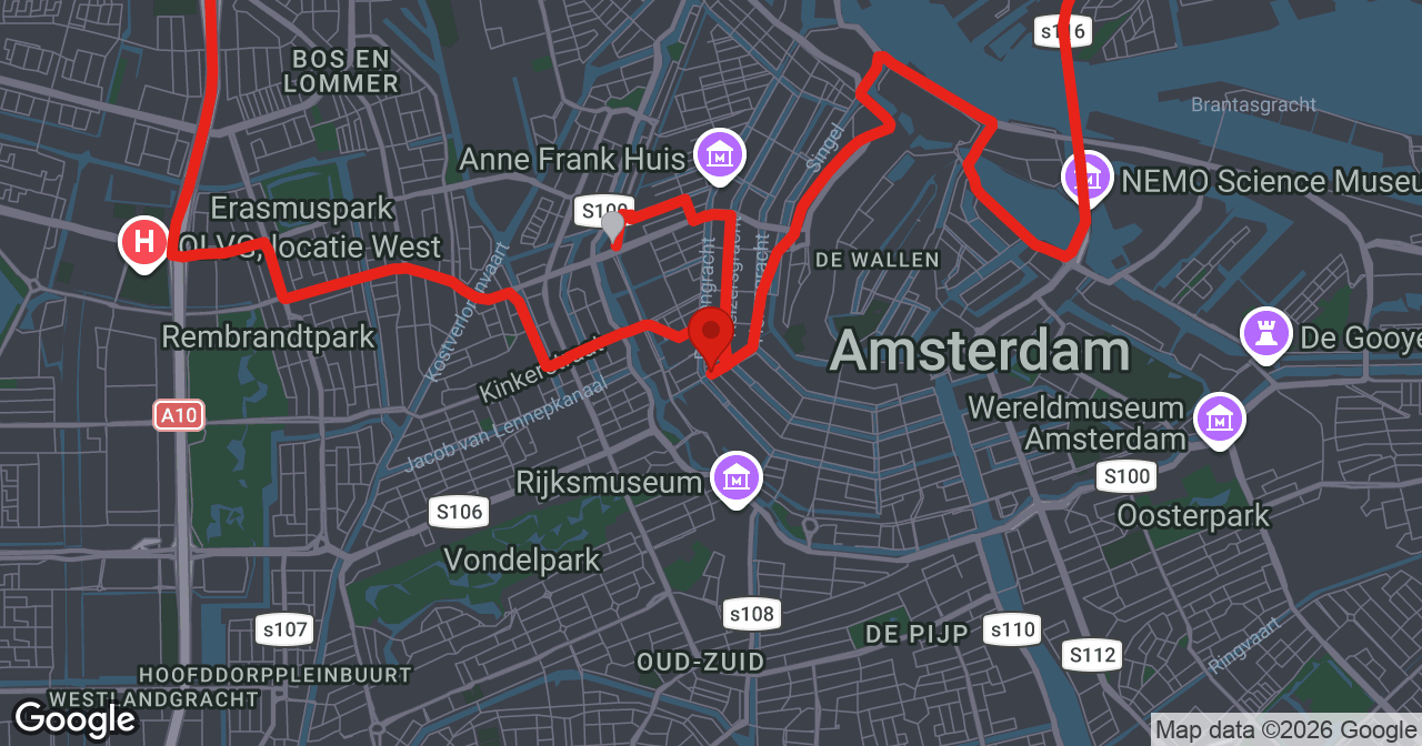 Kaart van de meldlocatie