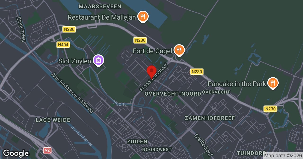 Kaart van de meldlocatie