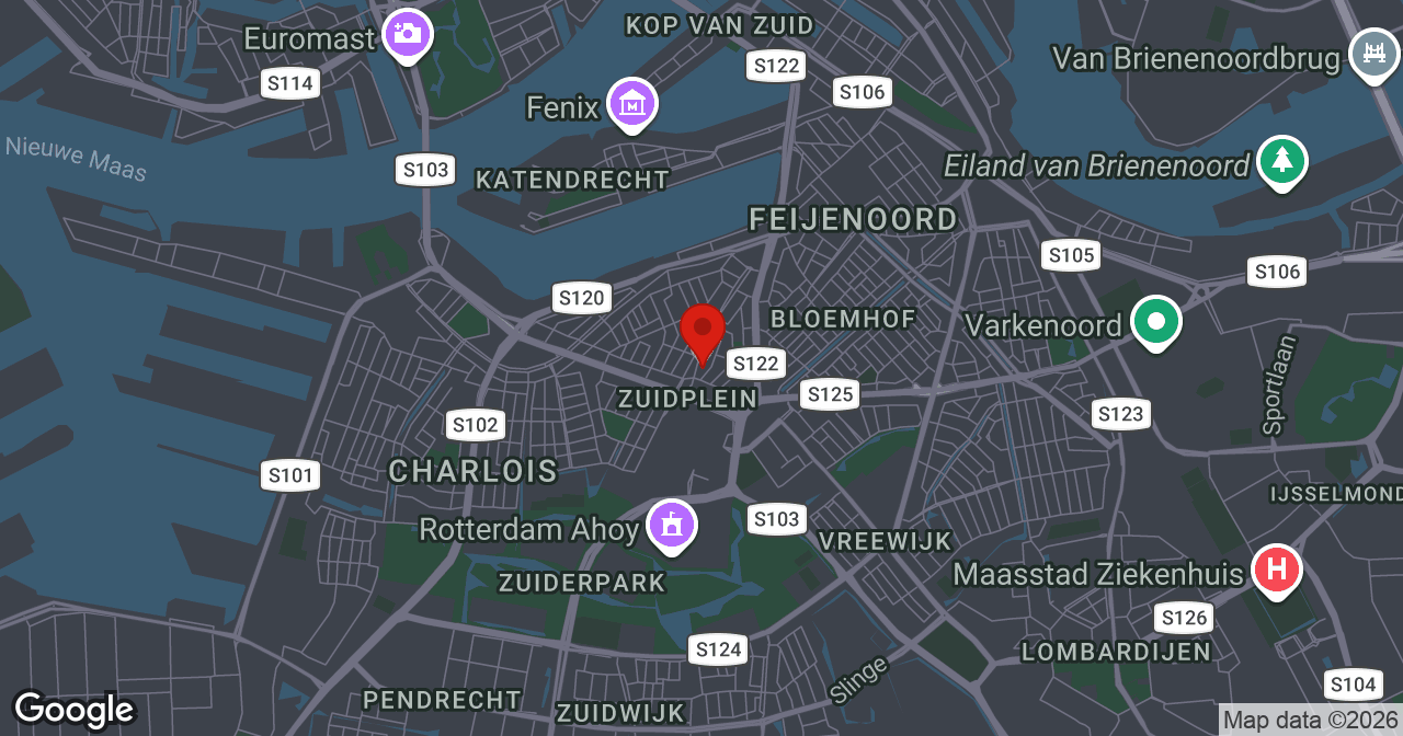 Kaart van de meldlocatie