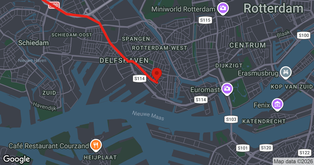 Kaart van de meldlocatie