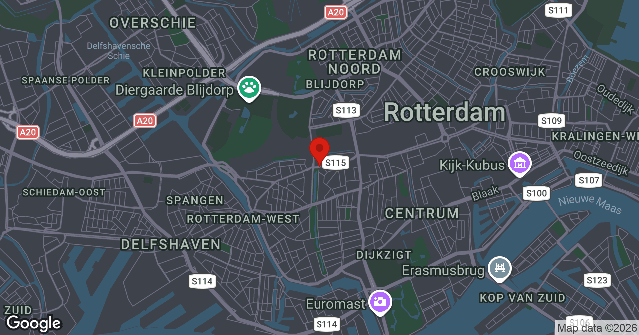 Kaart van de meldlocatie