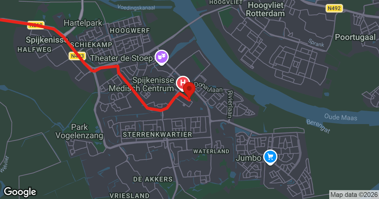 Kaart van de meldlocatie