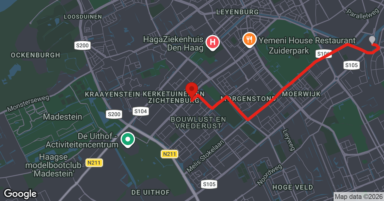 Kaart van de meldlocatie