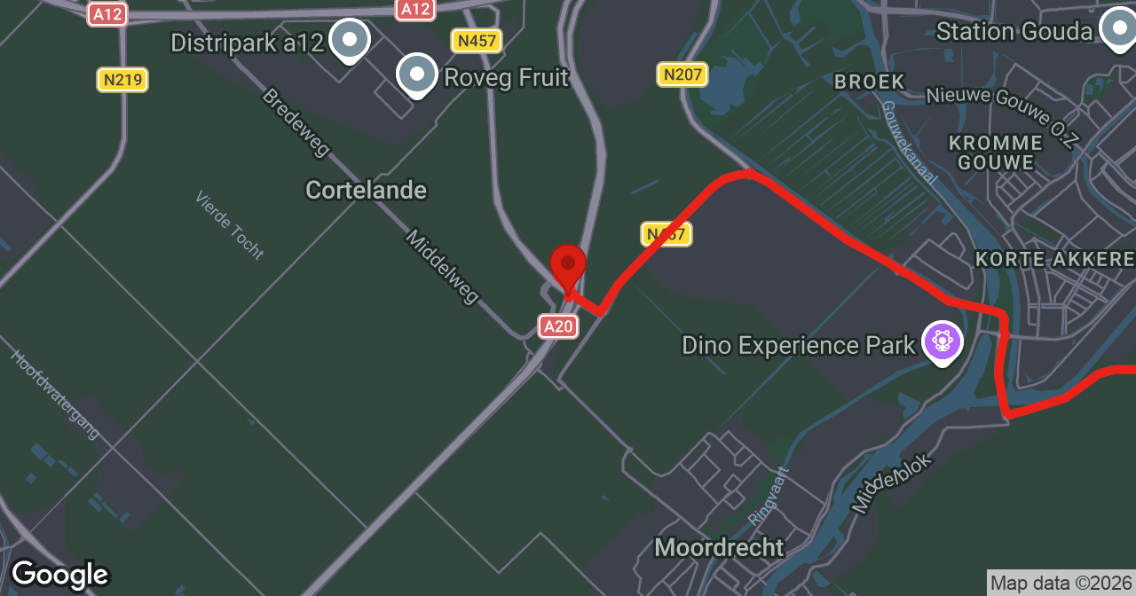 Kaart van de meldlocatie