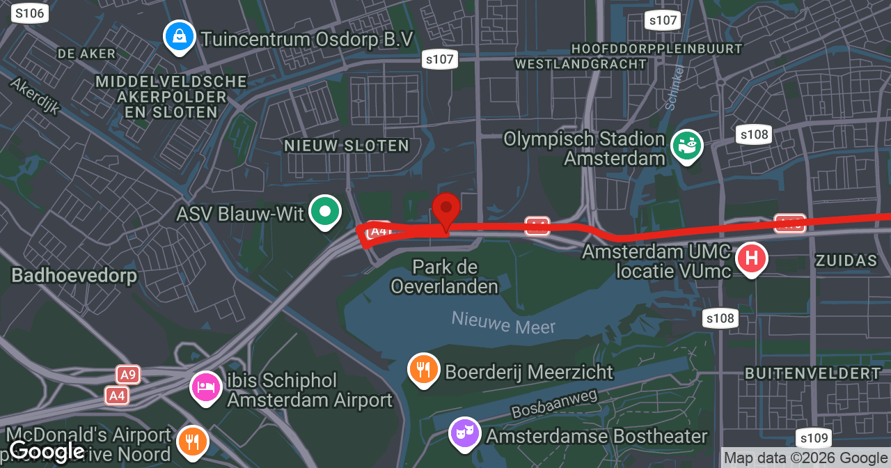 Kaart van de meldlocatie