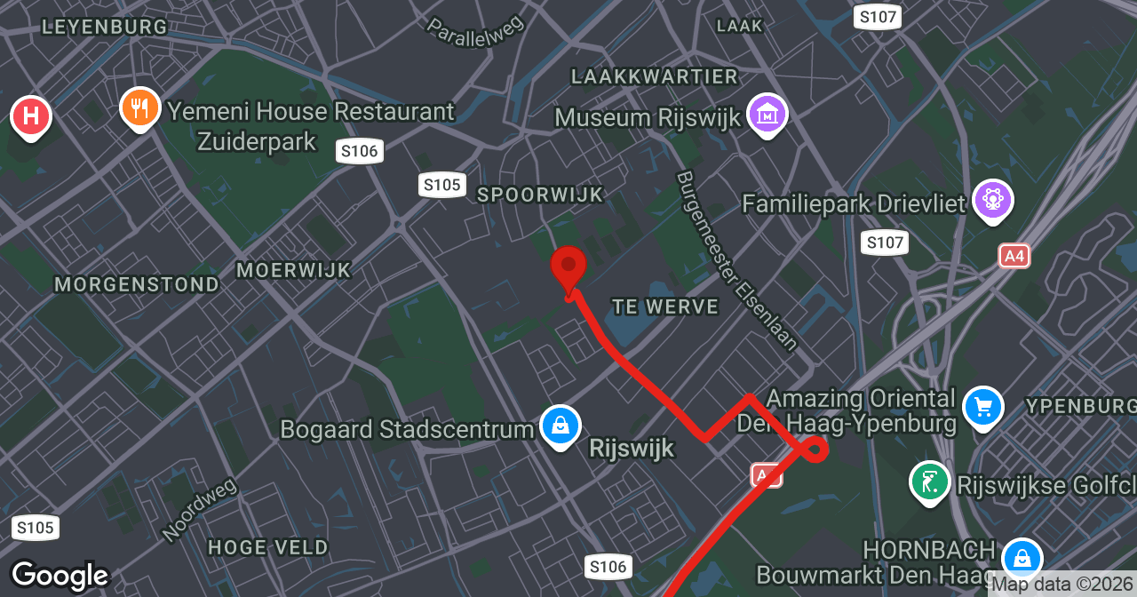 Kaart van de meldlocatie