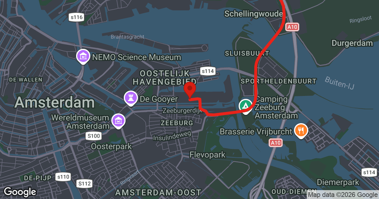Kaart van de meldlocatie