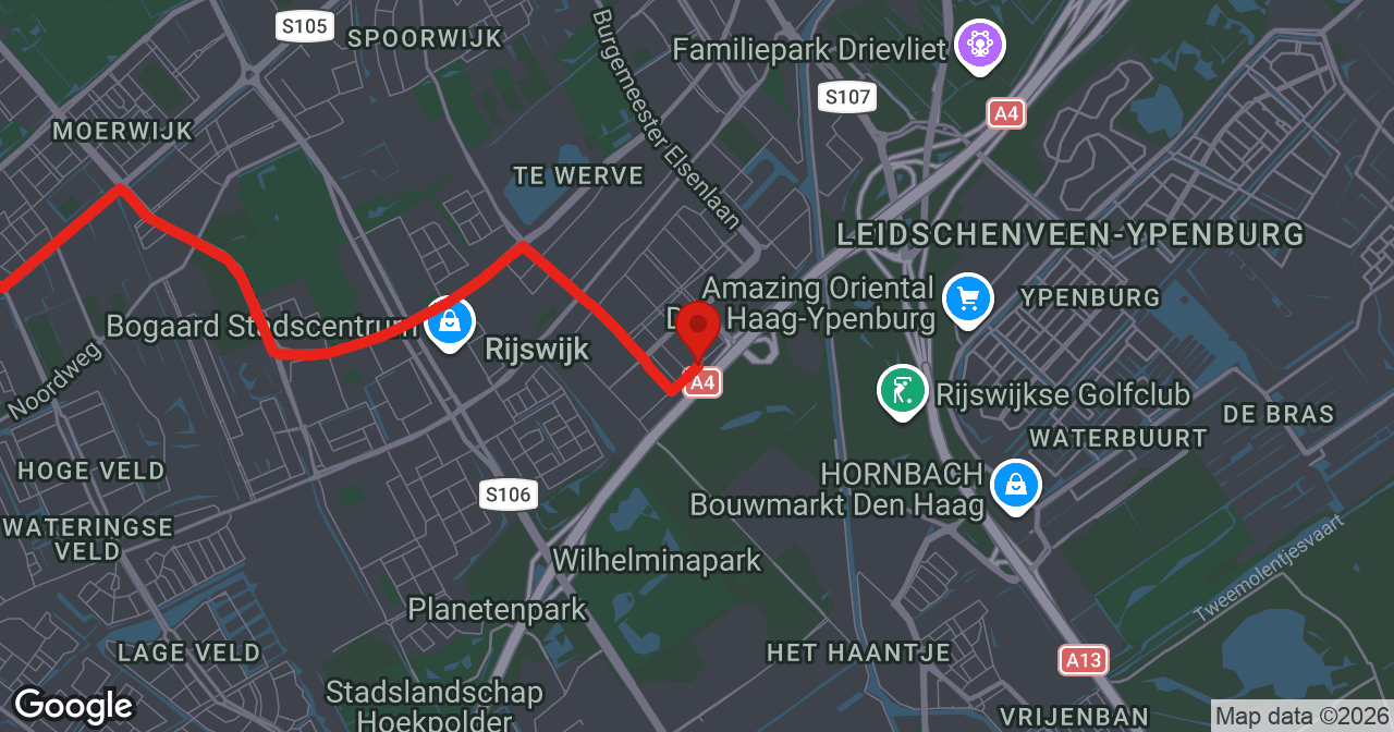 Kaart van de meldlocatie