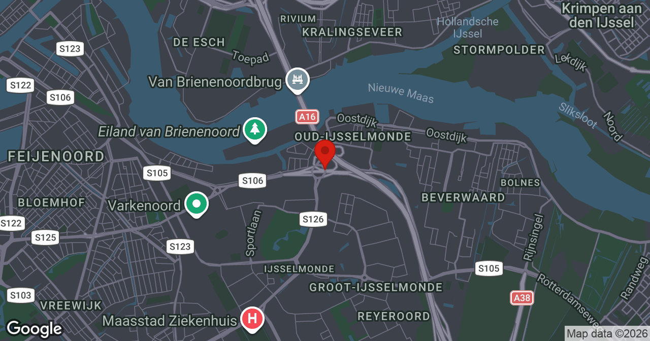 Kaart van de meldlocatie