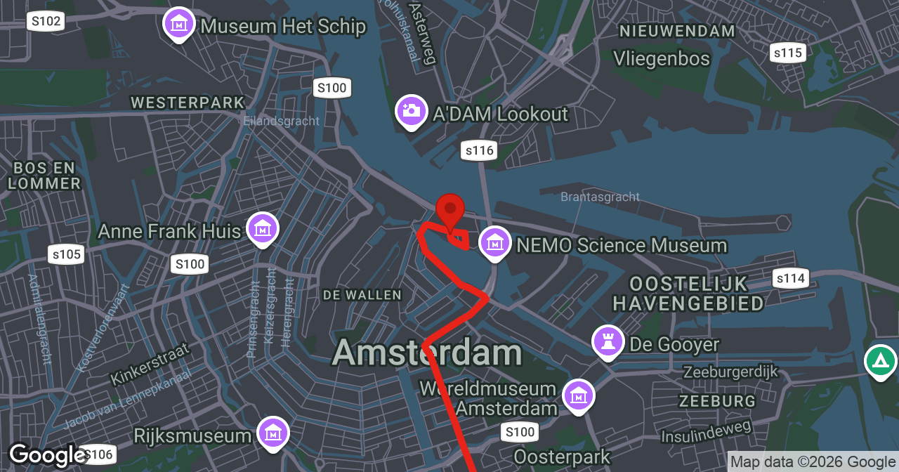 Kaart van de meldlocatie