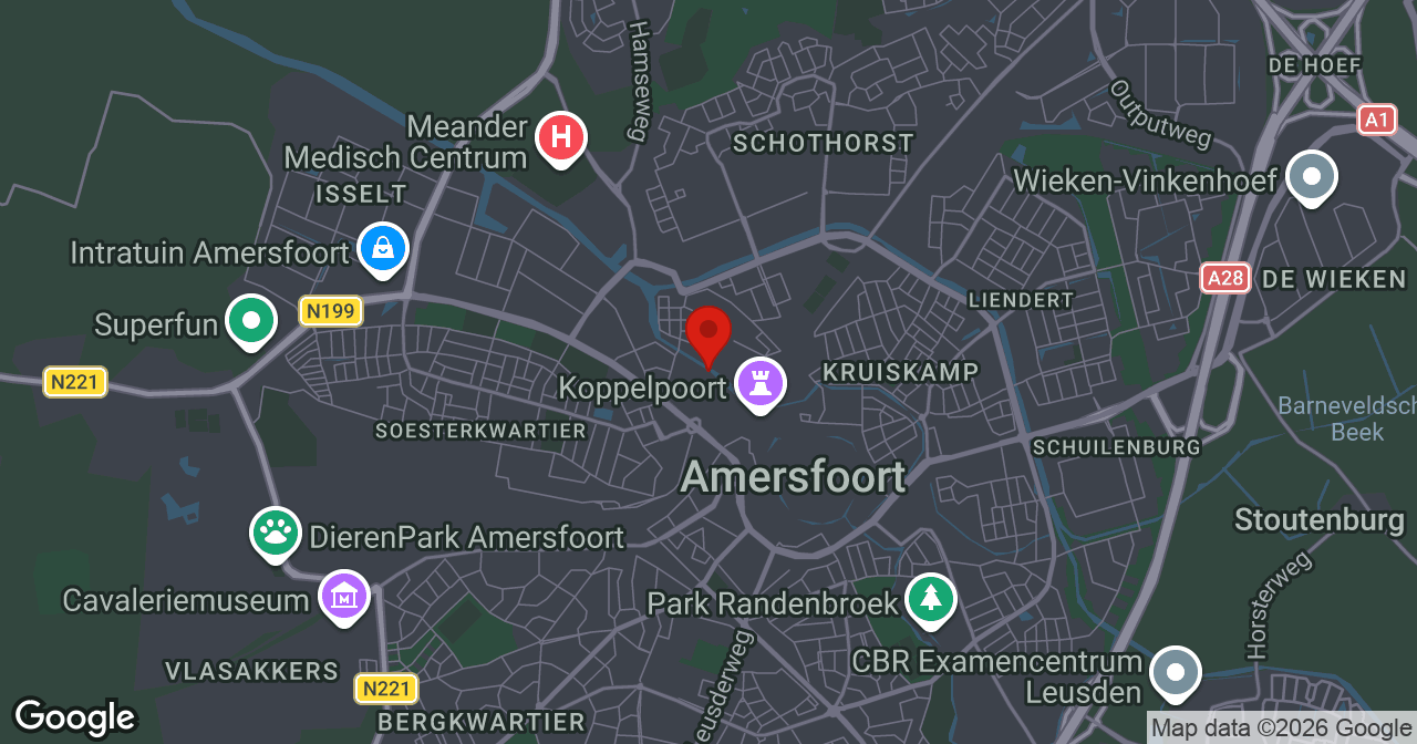 Kaart van de meldlocatie