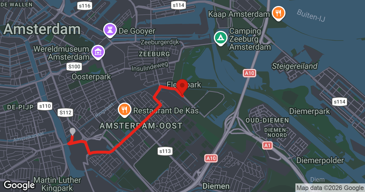 Kaart van de meldlocatie