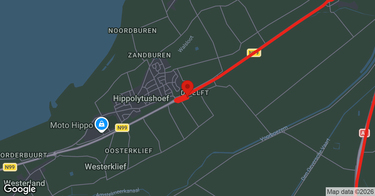 Kaart van de meldlocatie