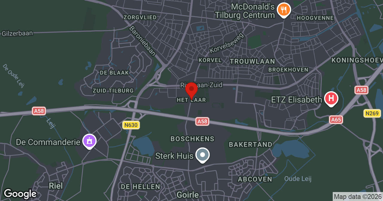 Kaart van de meldlocatie