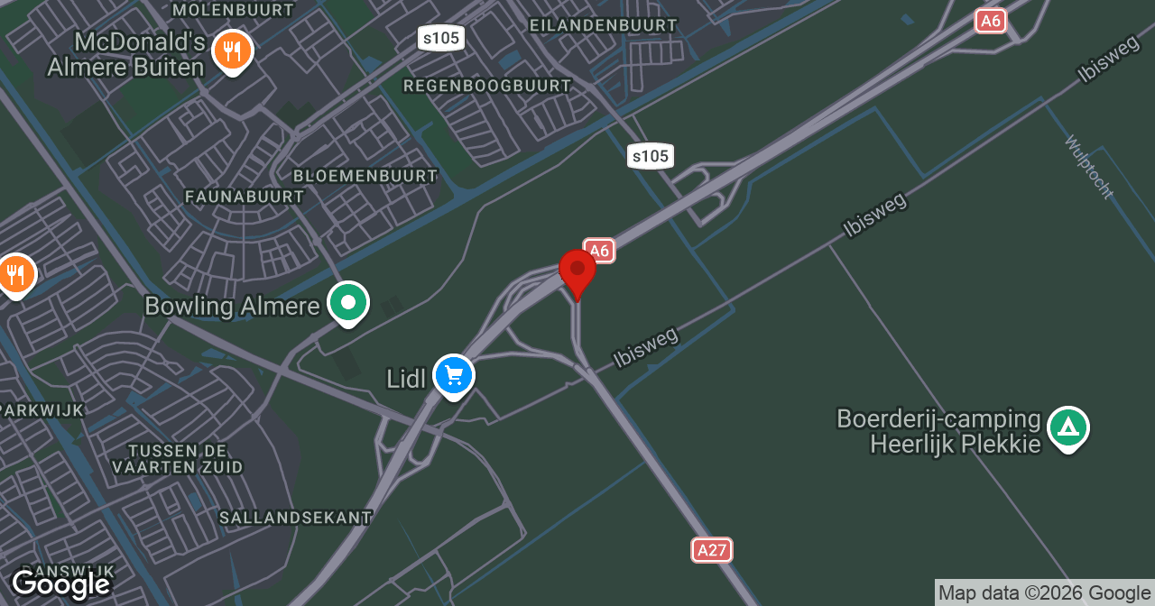 Kaart van de meldlocatie