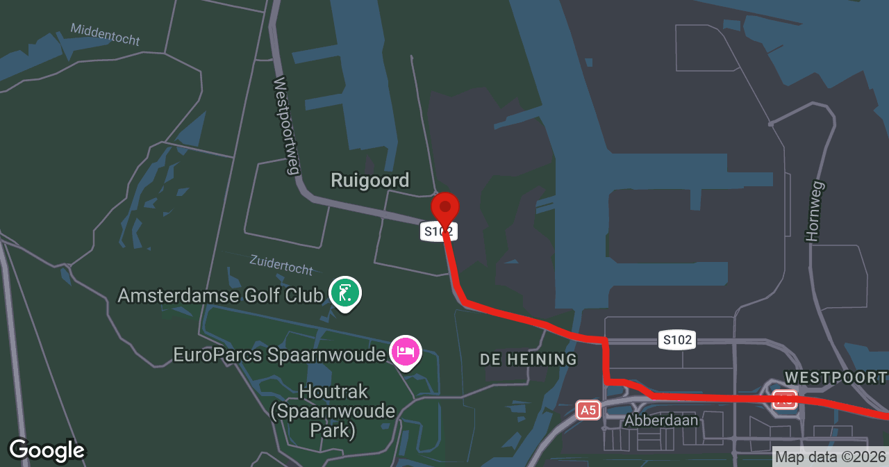 Kaart van de meldlocatie
