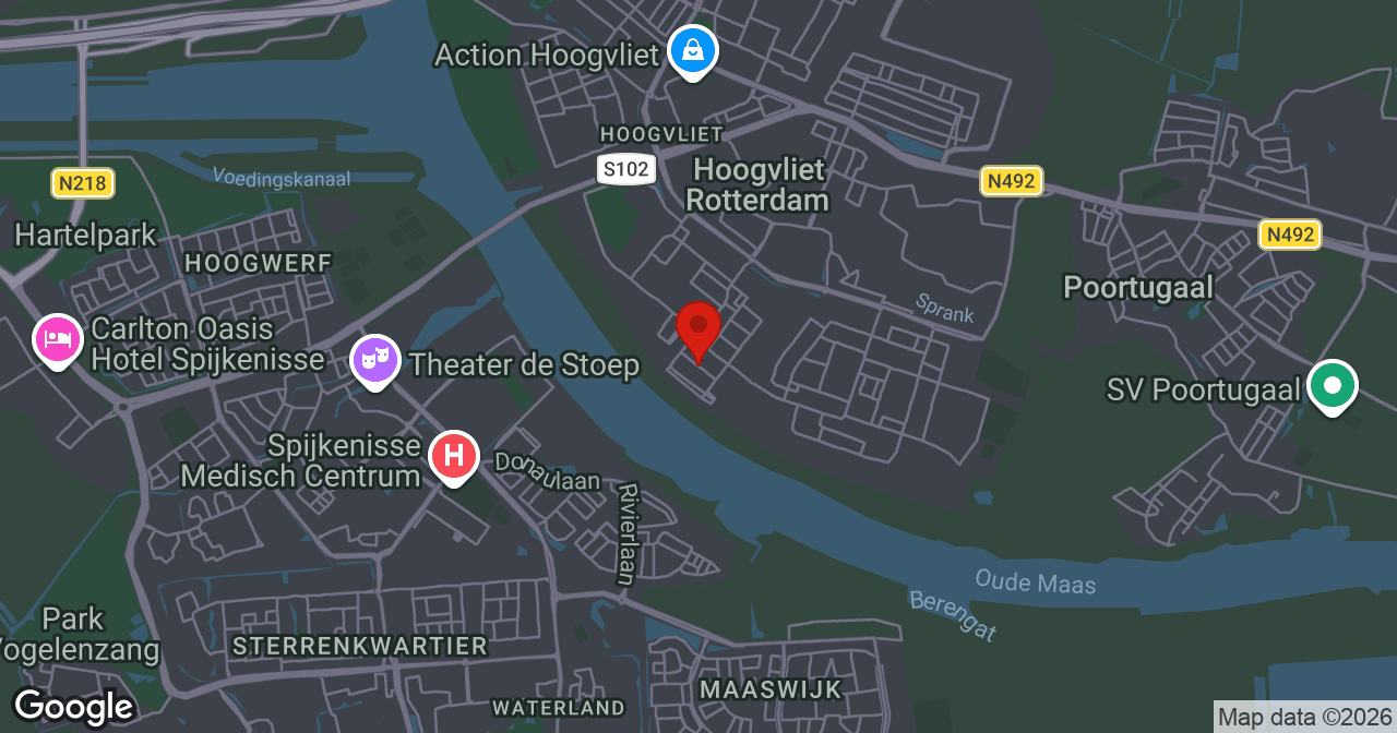Kaart van de meldlocatie