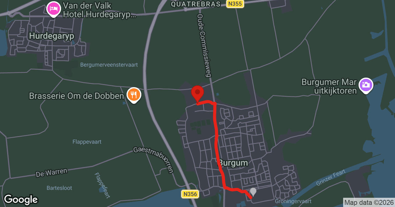 Kaart van de meldlocatie