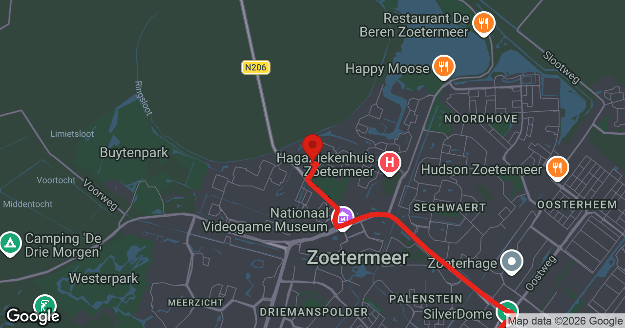 Kaart van de meldlocatie
