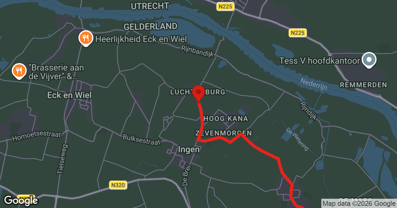 Kaart van de meldlocatie