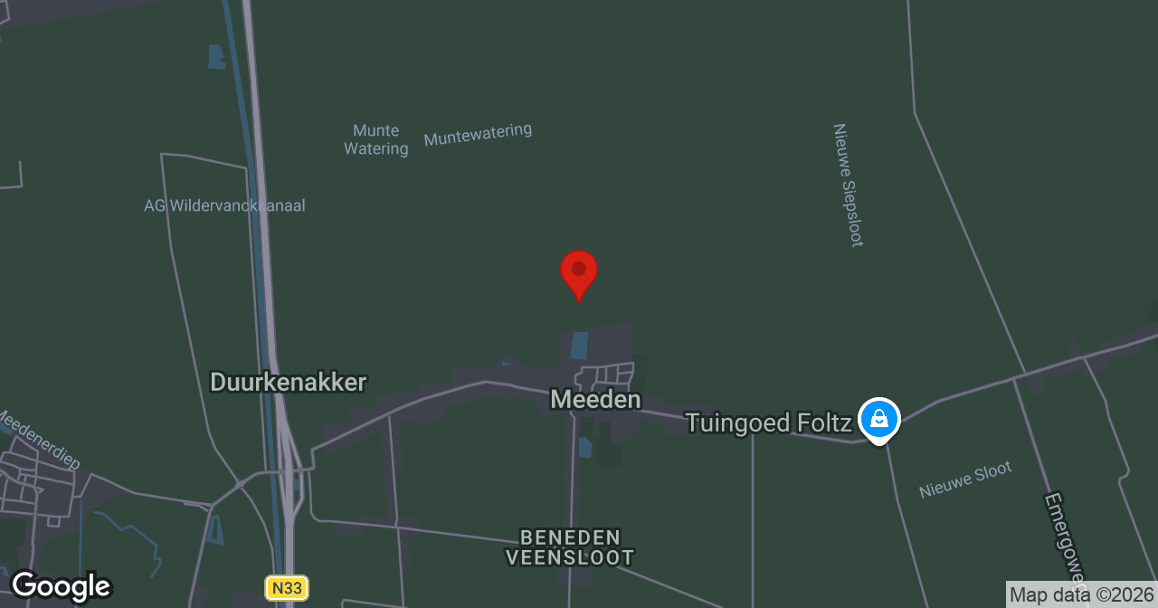 Kaart van de meldlocatie