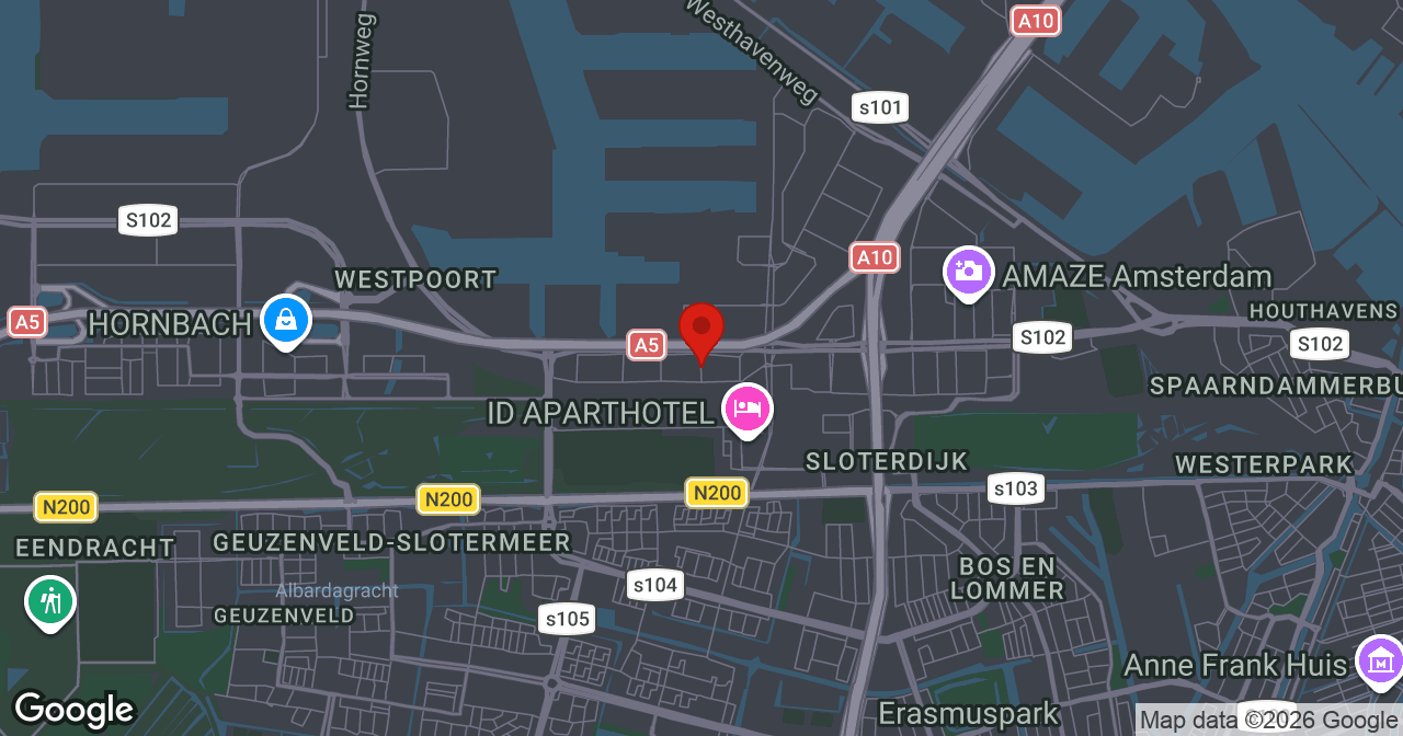 Kaart van de meldlocatie