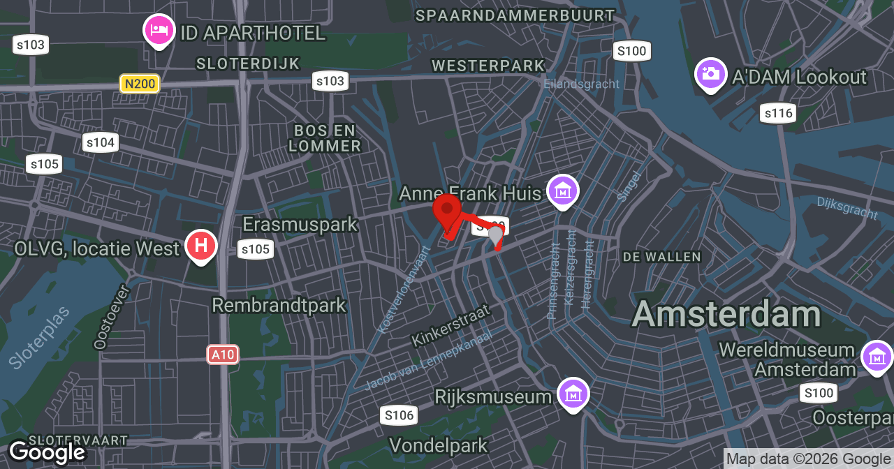 Kaart van de meldlocatie