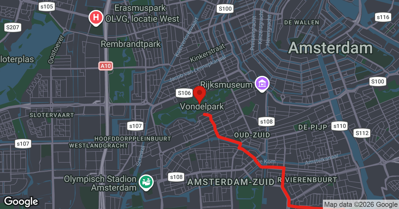 Kaart van de meldlocatie